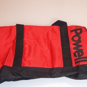 Red and Black Men's Duffel Bag